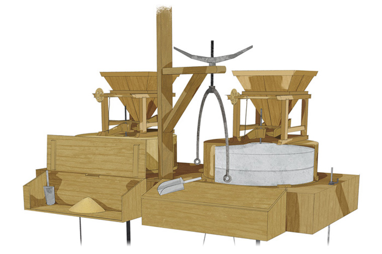 Ilustración molín de Adela